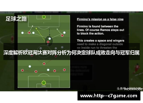 深度解析欧冠淘汰赛对阵分析为何决定球队成败走向与冠军归属